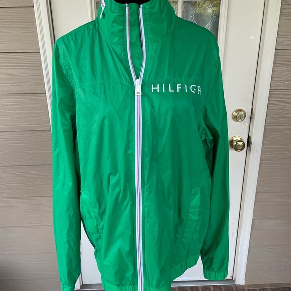 Tommy Hilfiger Bright Green Utility Jacket - Picture 4 of 7
